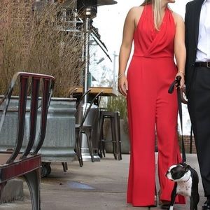 Red Antonio Melani jumpsuit